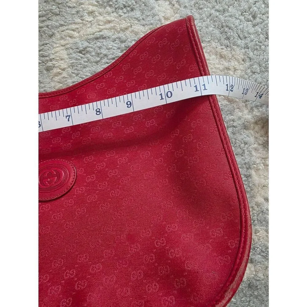 Gucci Vintage Red Crossbody Bag